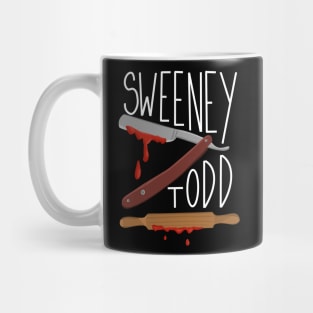 Sweeney Todd: Razor and Rolling Pin Mug